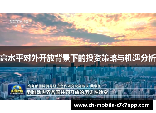 高水平对外开放背景下的投资策略与机遇分析